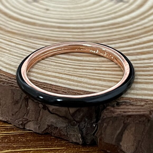 Pandora ME Black Enamel Ring - Picture 3 of 3